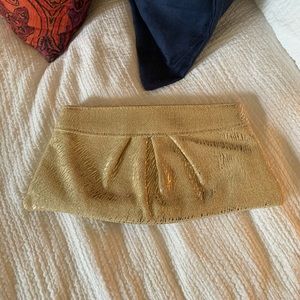 Gold Lauren Merkin Clutch